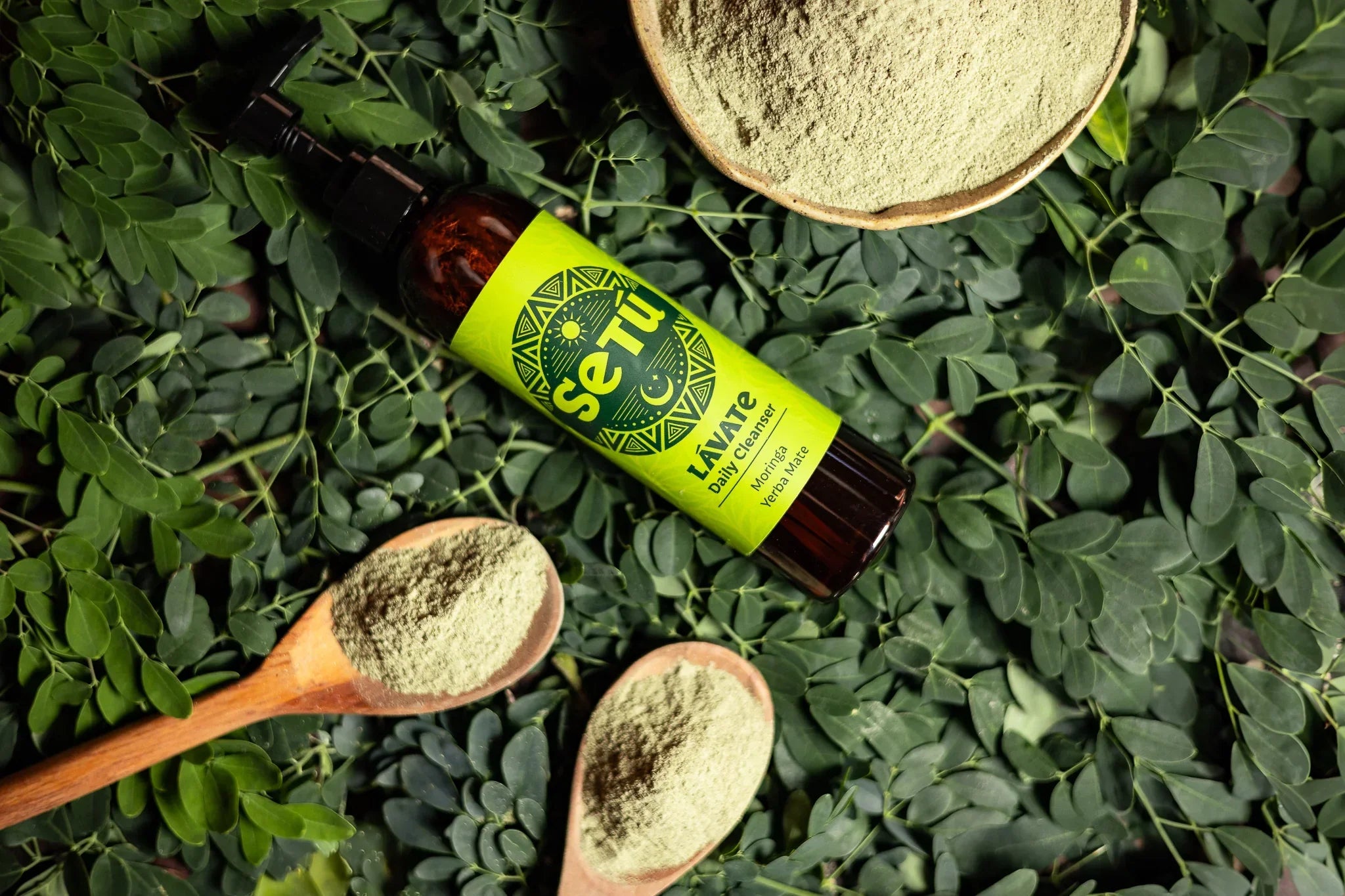 Setu skincare made with moringa