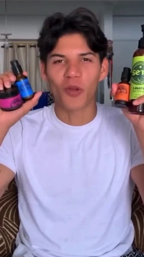Alejandro Using Setu skincare for men