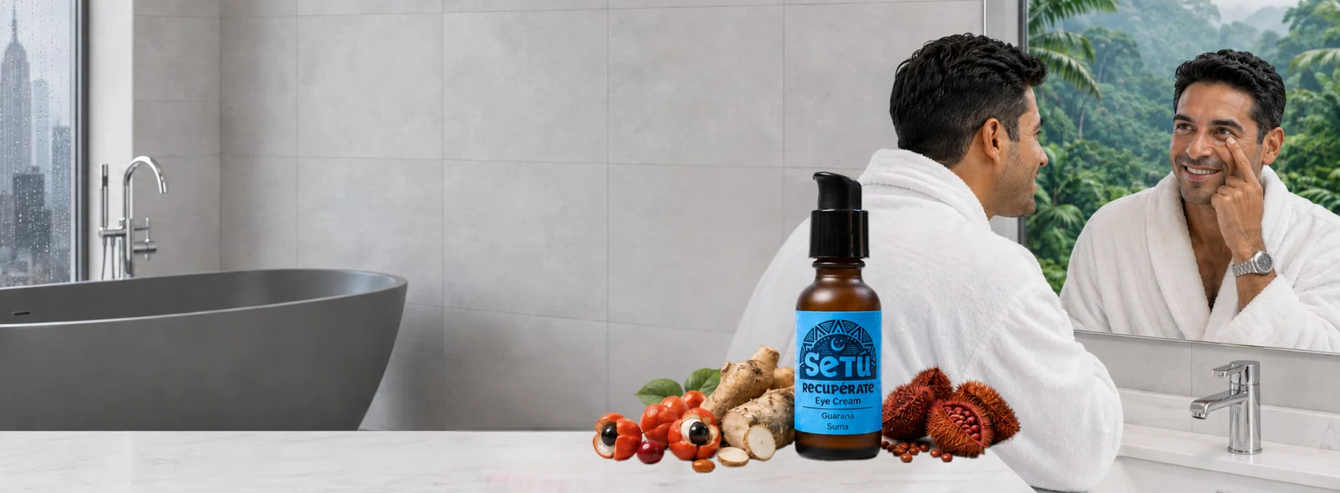 Setu Eye Cream Hero Banner with Guarana Skincare