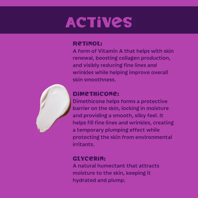 Setu active ingredients on a purple background