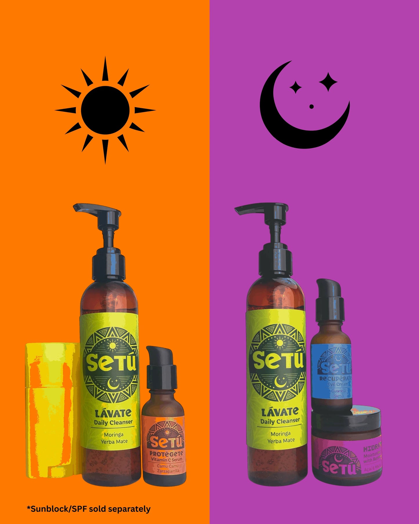 Setu_Night_and_Day_offering_side_by_side - Setú® Skincare for Men with Latin American Ingredients