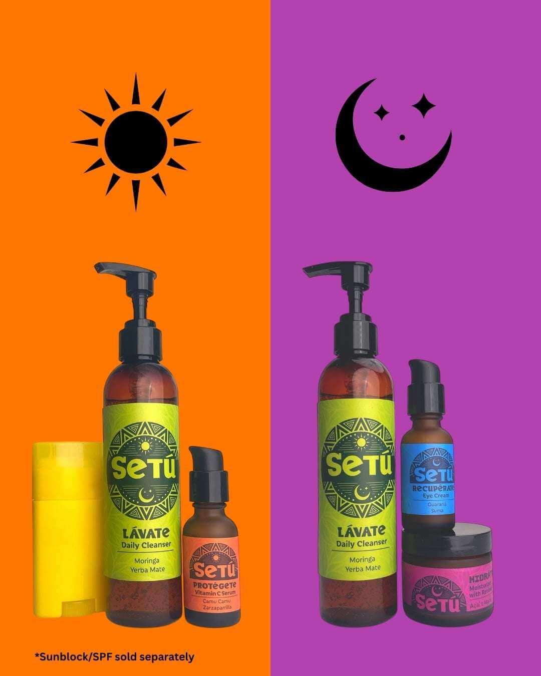 Setu_Night_and_Day_side_by_side - Setú® Skincare for Men with Latin American Ingredients