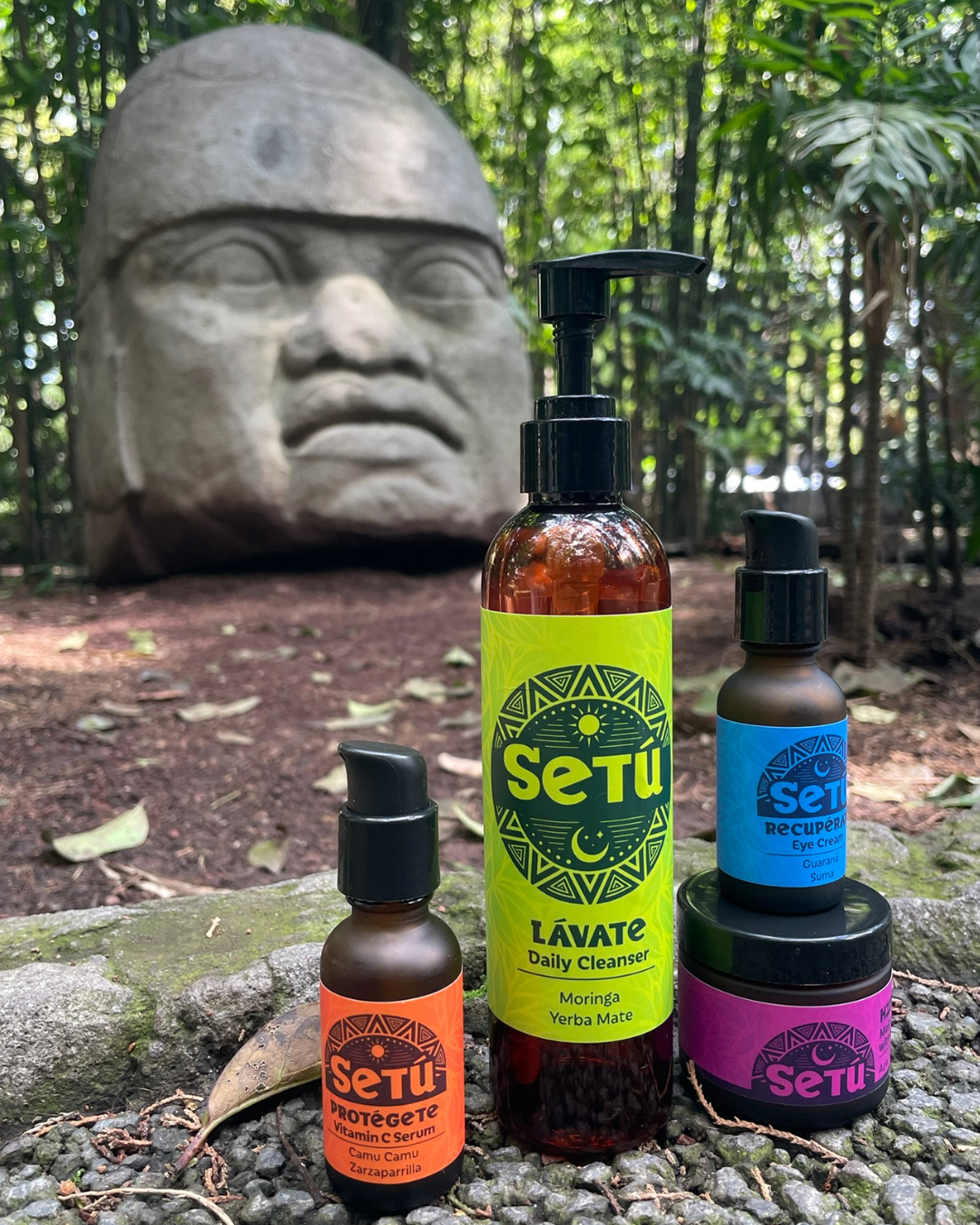 Setú® Complete Set with Cleanser, Vitamin C, Moisturizer, and Eye Cream