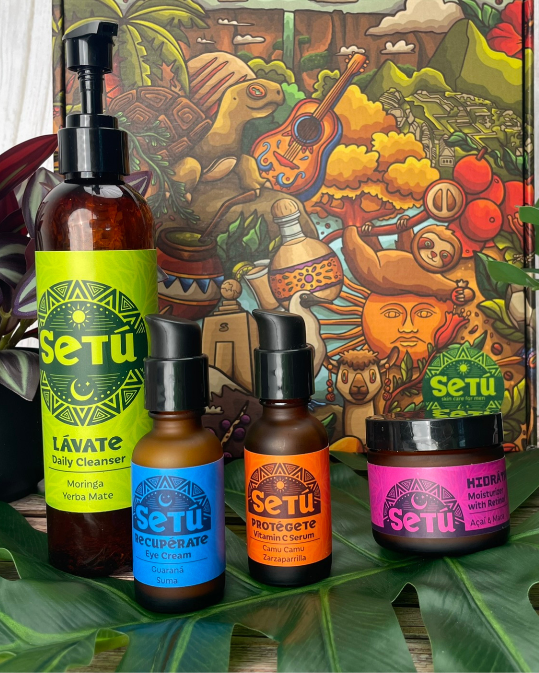 Setú® Complete Set with Cleanser, Vitamin C, Moisturizer, and Eye Cream