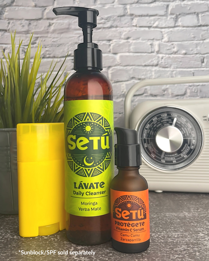 Setú® Morning Kit with Cleanser & Vitamin C Serum