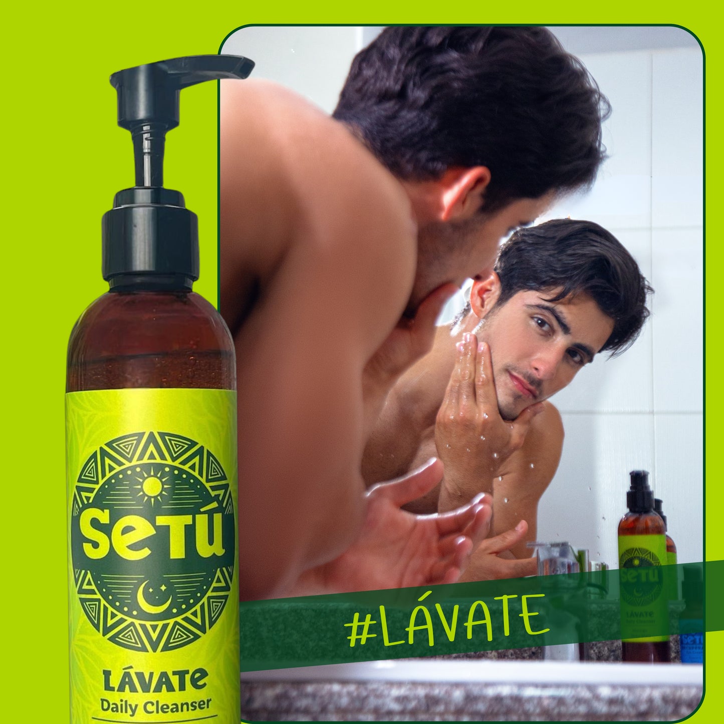 Setú® Daily Cleanser with Moringa & Yerba Mate