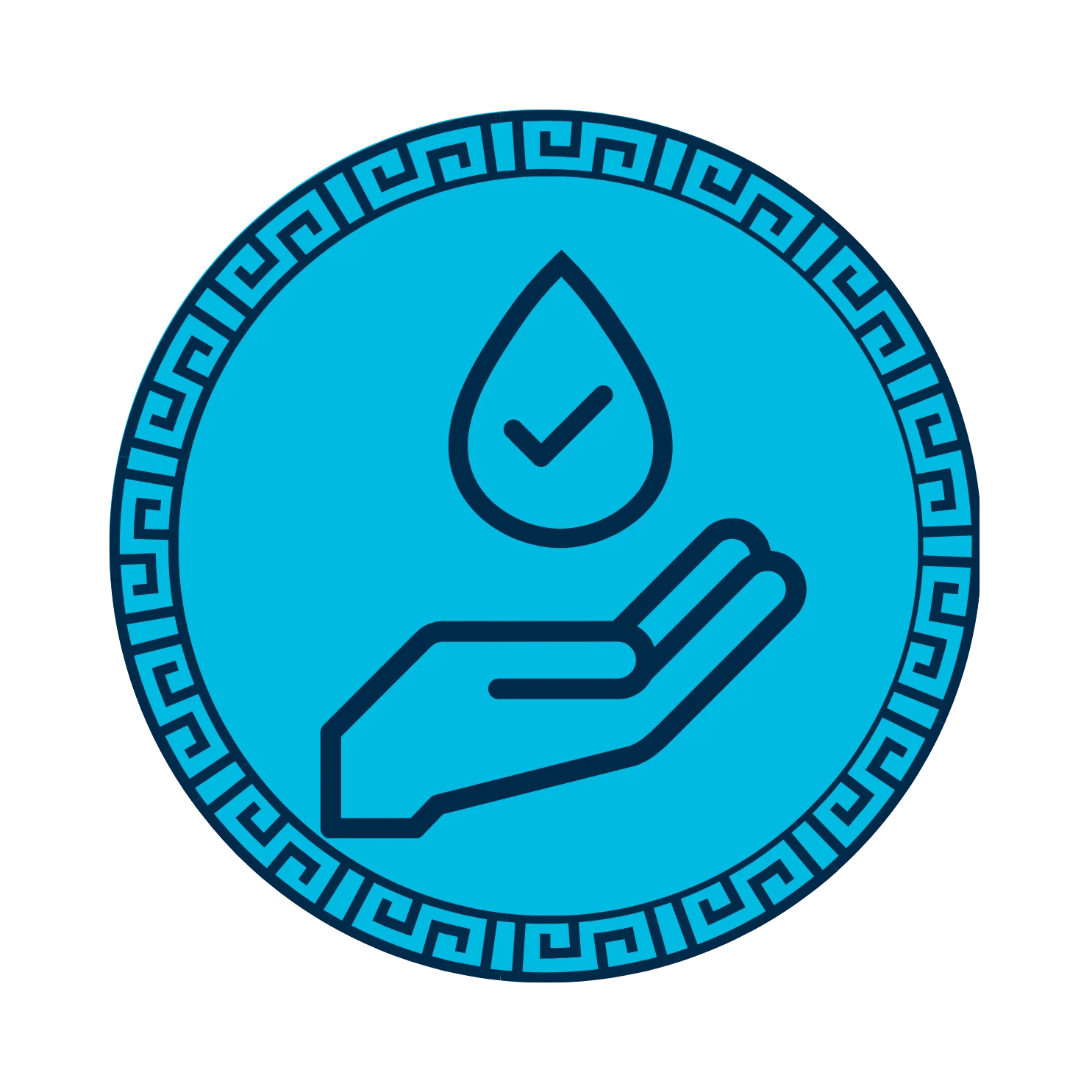 Dermatologist Developed Blue Icon