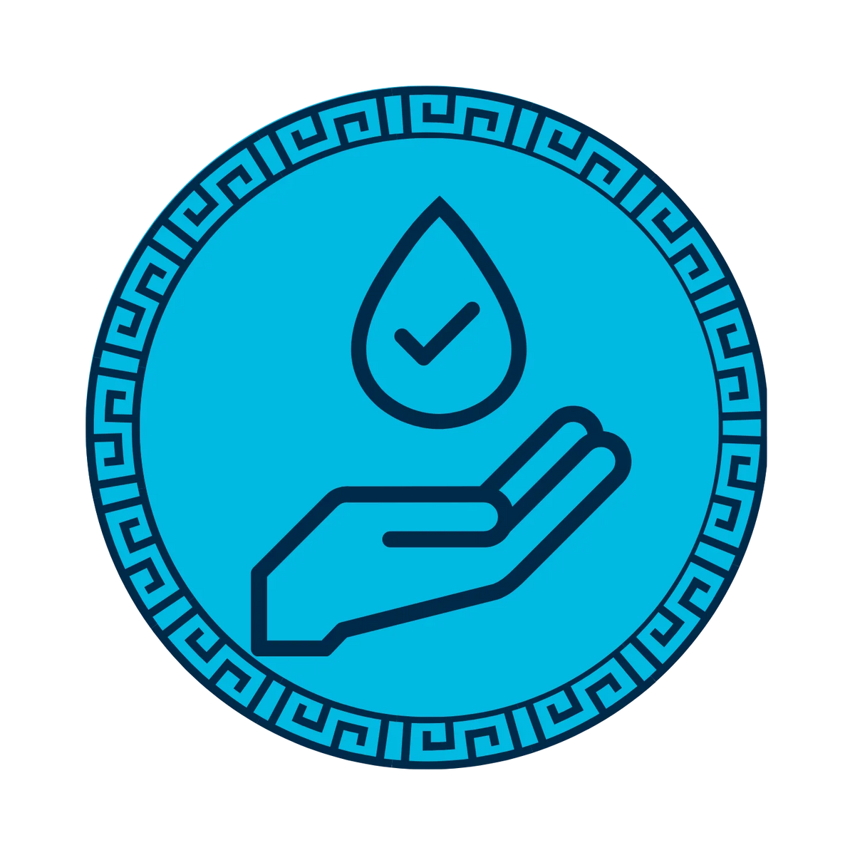 Dermatologist Developed Blue Icon