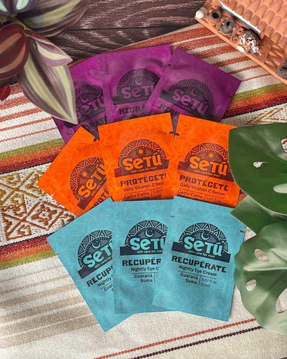Samples_of_Setu_Vitamin_C_Eye_Cream_and_Moisturizer - Setú® Skincare for Men with Latin American Ingredients