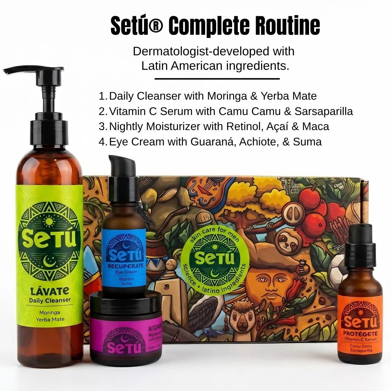 Men's 4-Step Complete Routine Gift Box
