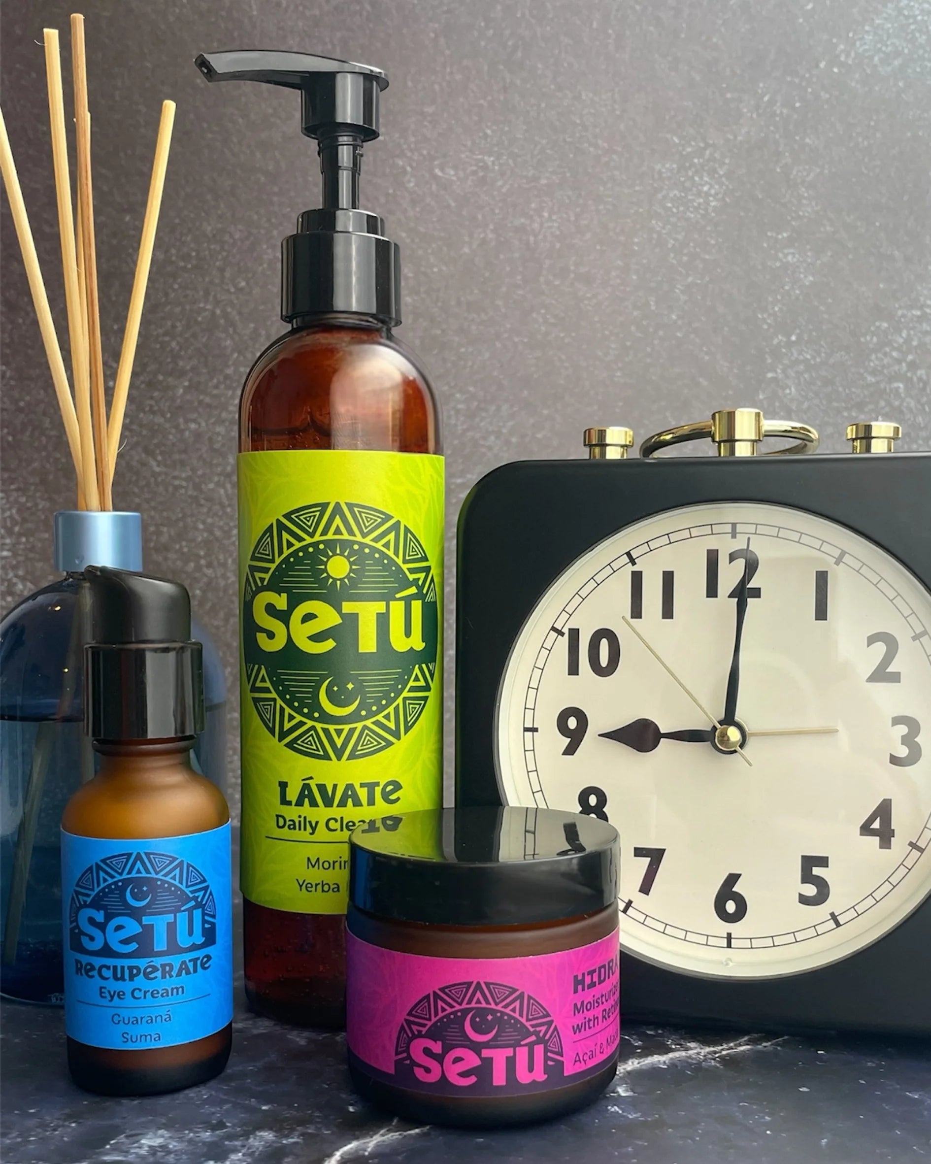 Setú® Night Kit with Cleanser, Moisturizer, and Eye Cream – Setú