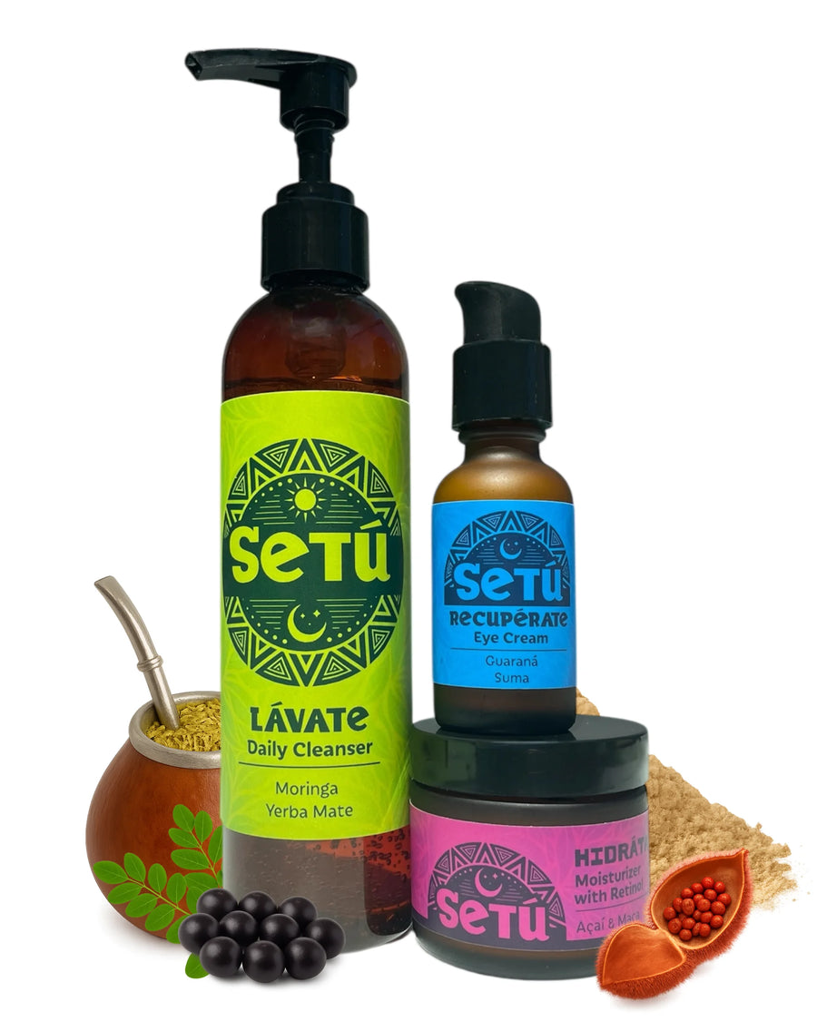 Setú® Night Kit with Cleanser, Moisturizer, and Eye Cream
