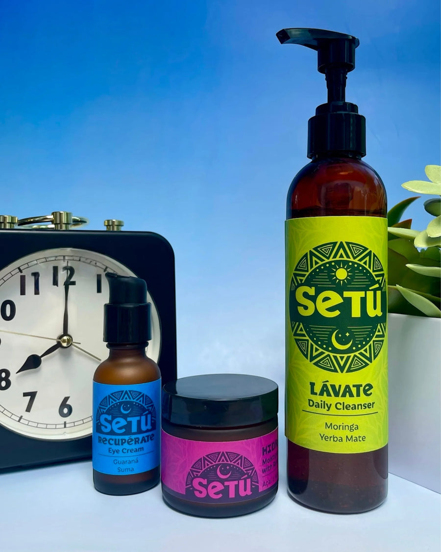 Setú® Night Kit with Cleanser, Moisturizer, and Eye Cream