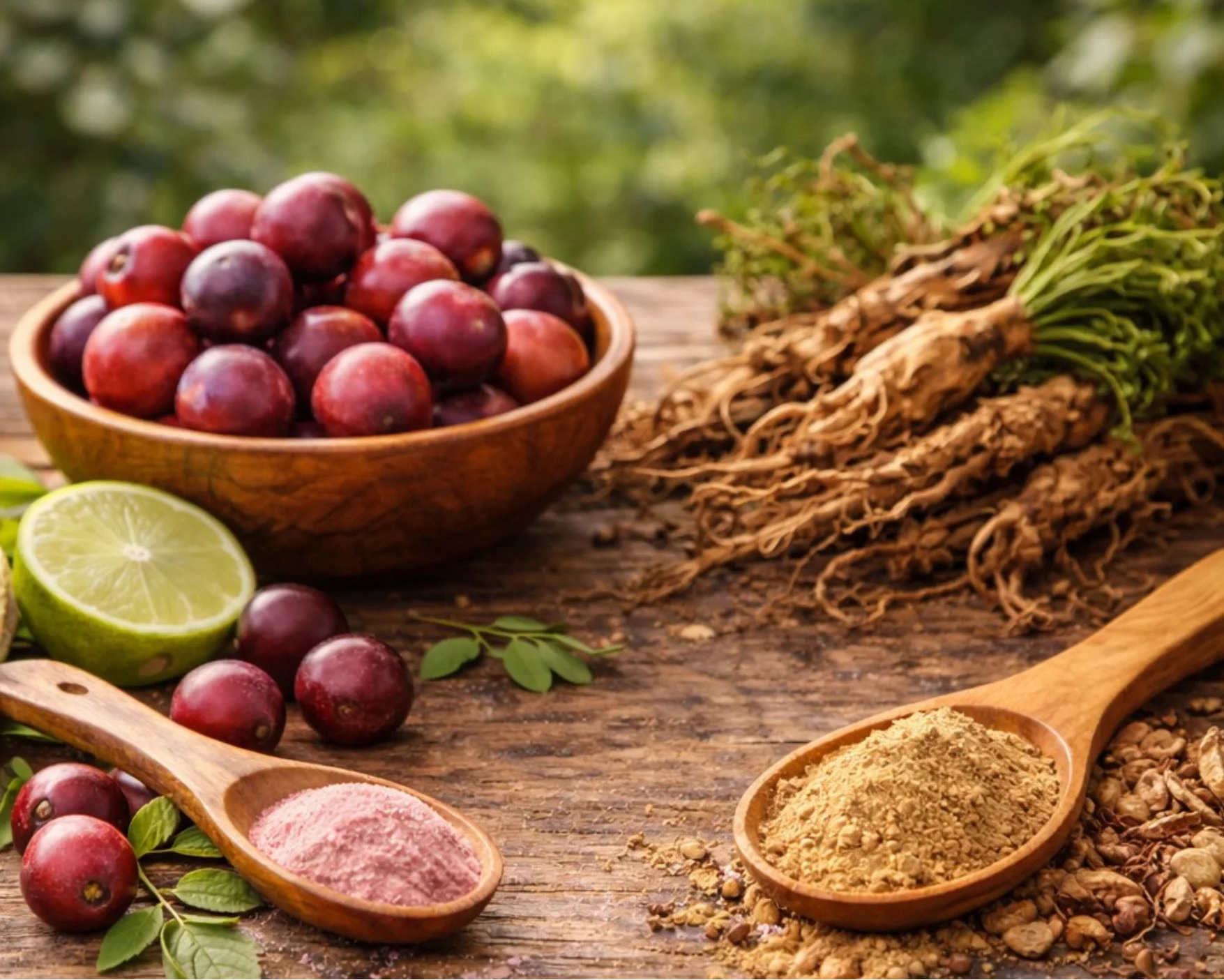 Camu Camu and Sarsaparilla in Setu Vitamin C Serum