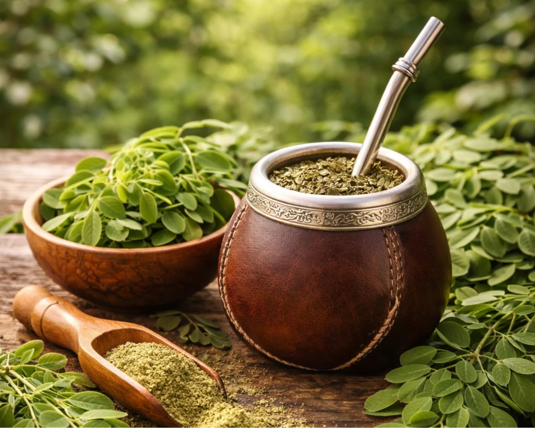 Moringa and Yerba Mate in Setu Daily Cleanser