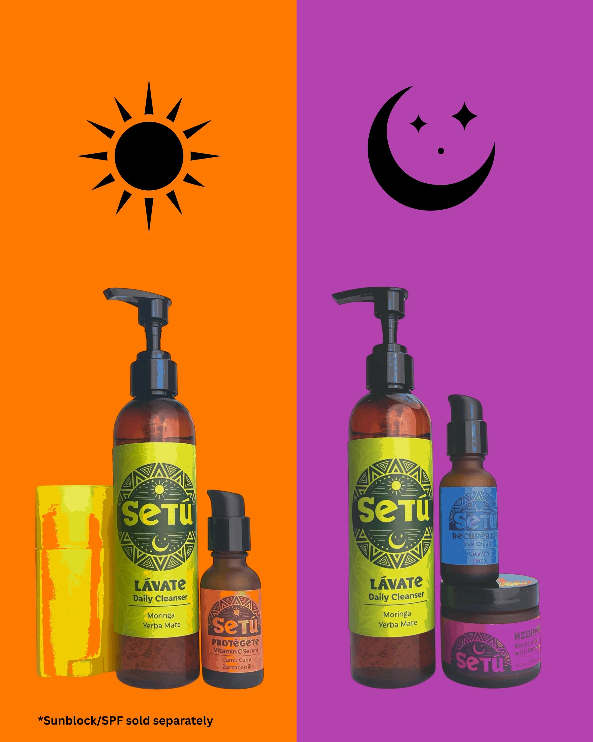 Setu_Night_and_Day_offering_side_by_side - Setú® Skincare for Men with Latin American Ingredients
