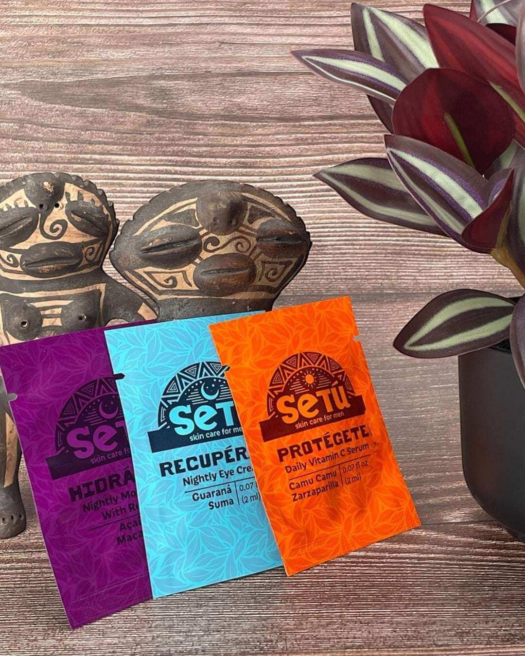 Setu_sachets_in_native_environment - Setú® Skincare for Men with Latin American Ingredients