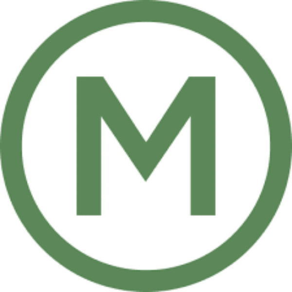 Green letter 'M' inside a green circle on a white background for the Manual logo