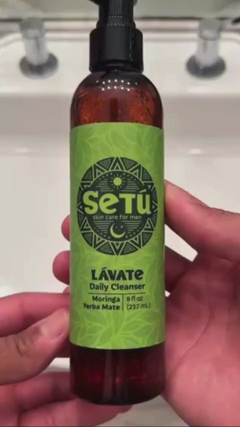 Xavier UGC Content Creator for Setu Skincare for Men with Latino Ingredients